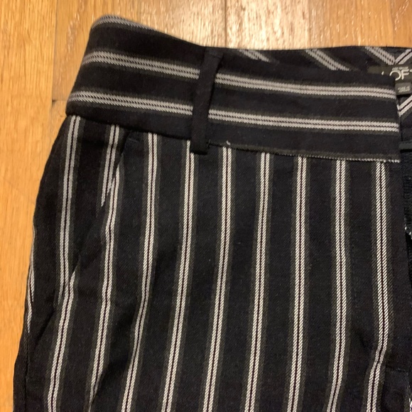 Ann Taylor LOFT Navy Striped Trousers - Picture 3 of 4